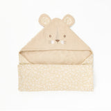 Tutti Bambini Hooded Towel - Love Cats