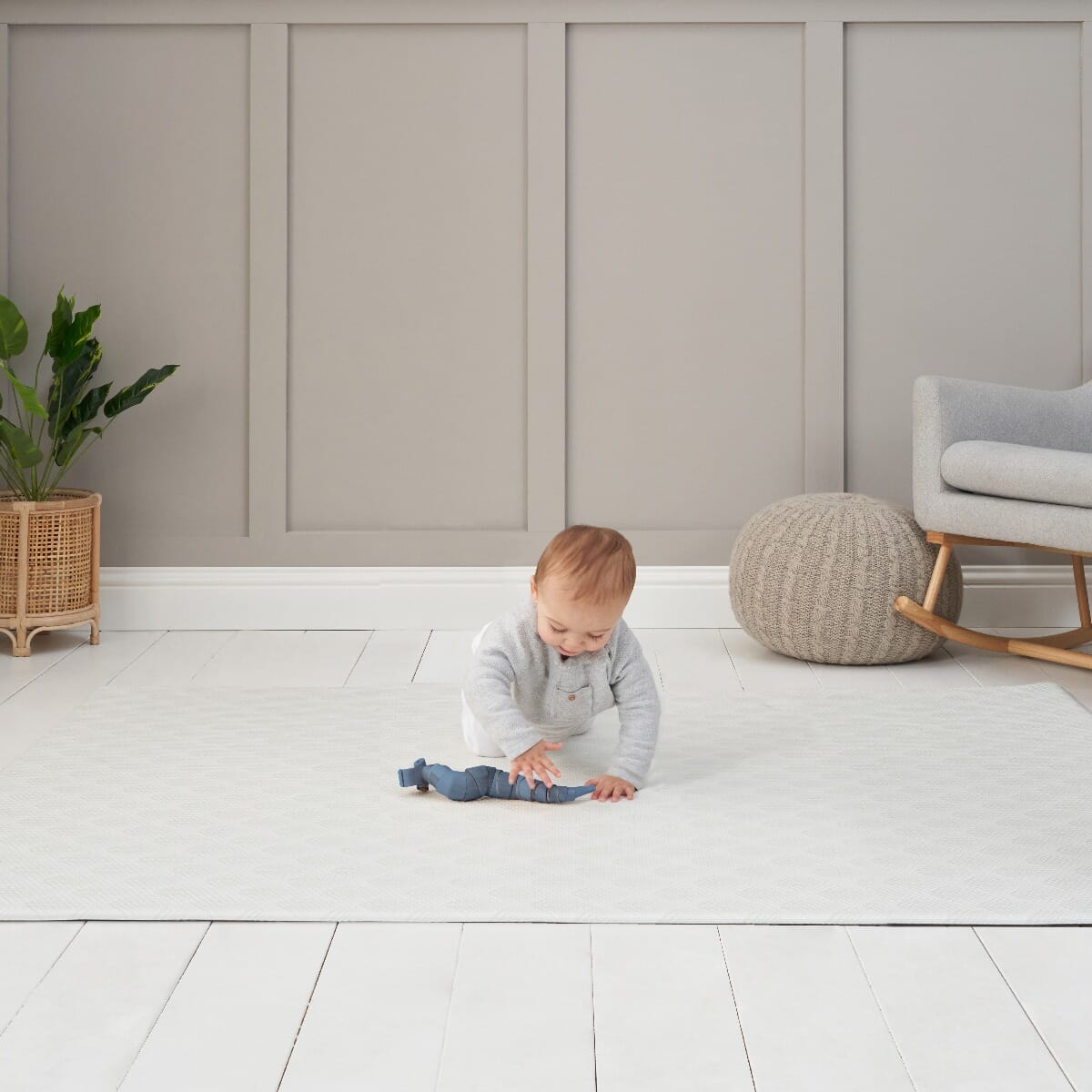 Tutti Bambini Luxury Padded XL Play Mat - Fan