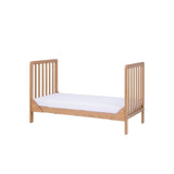 Tutti Bambini Malmo Cot Bed with Cot Top Changer & Mattress - Honey Oak