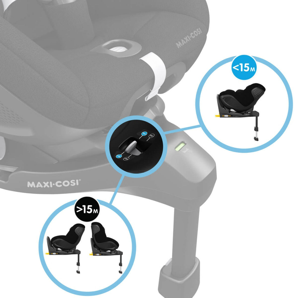 Maxi-Cosi Mica 360 Pro with SlideTech® - Authentic Black