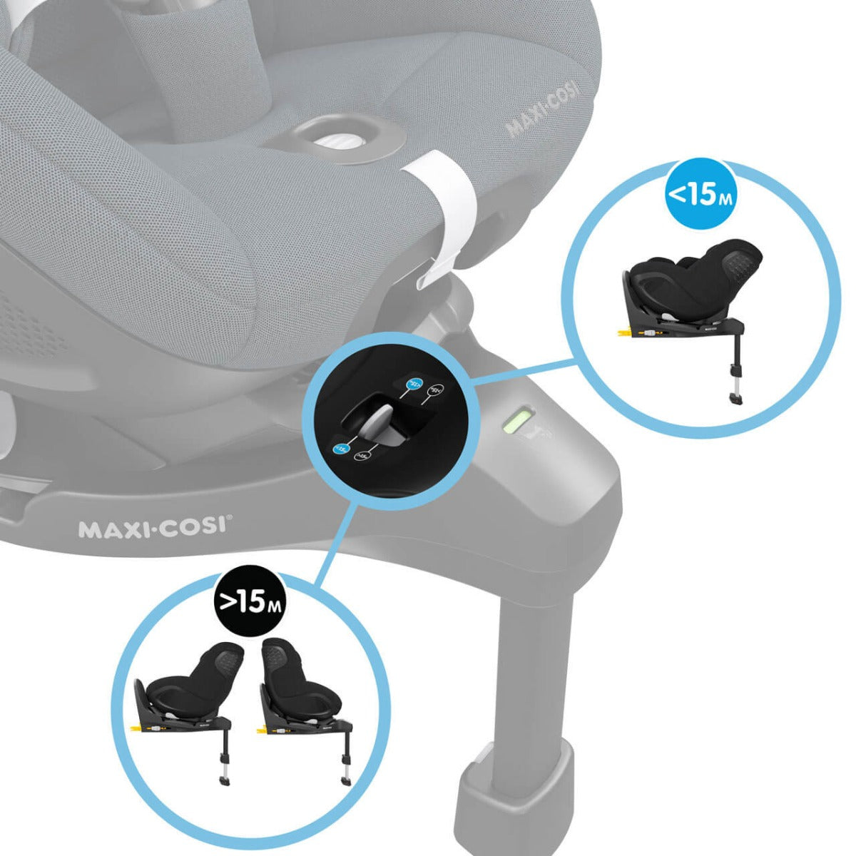 Maxi-Cosi Mica 360 Pro with SlideTech® - Authentic Graphite