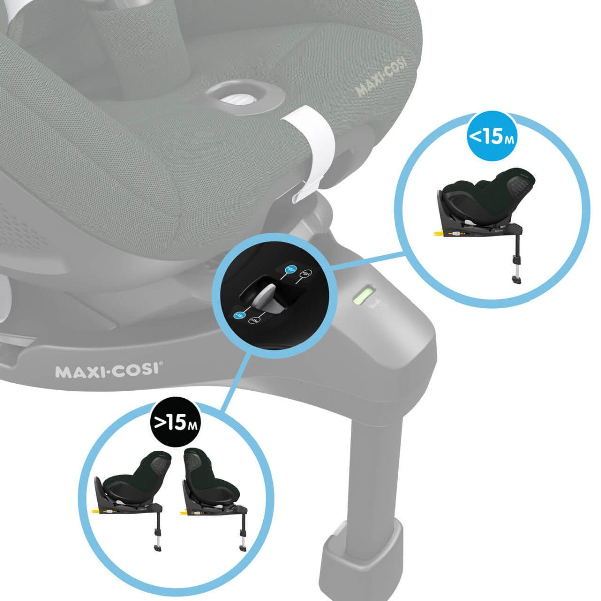 Maxi-Cosi Mica 360 Pro with SlideTech® - Authentic Green