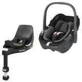 iCandy Peach 7 Twin Pushchair Travel System Bundle with Maxi-Cosi Pebble 360 iSize Car Seat & Base - Truffle