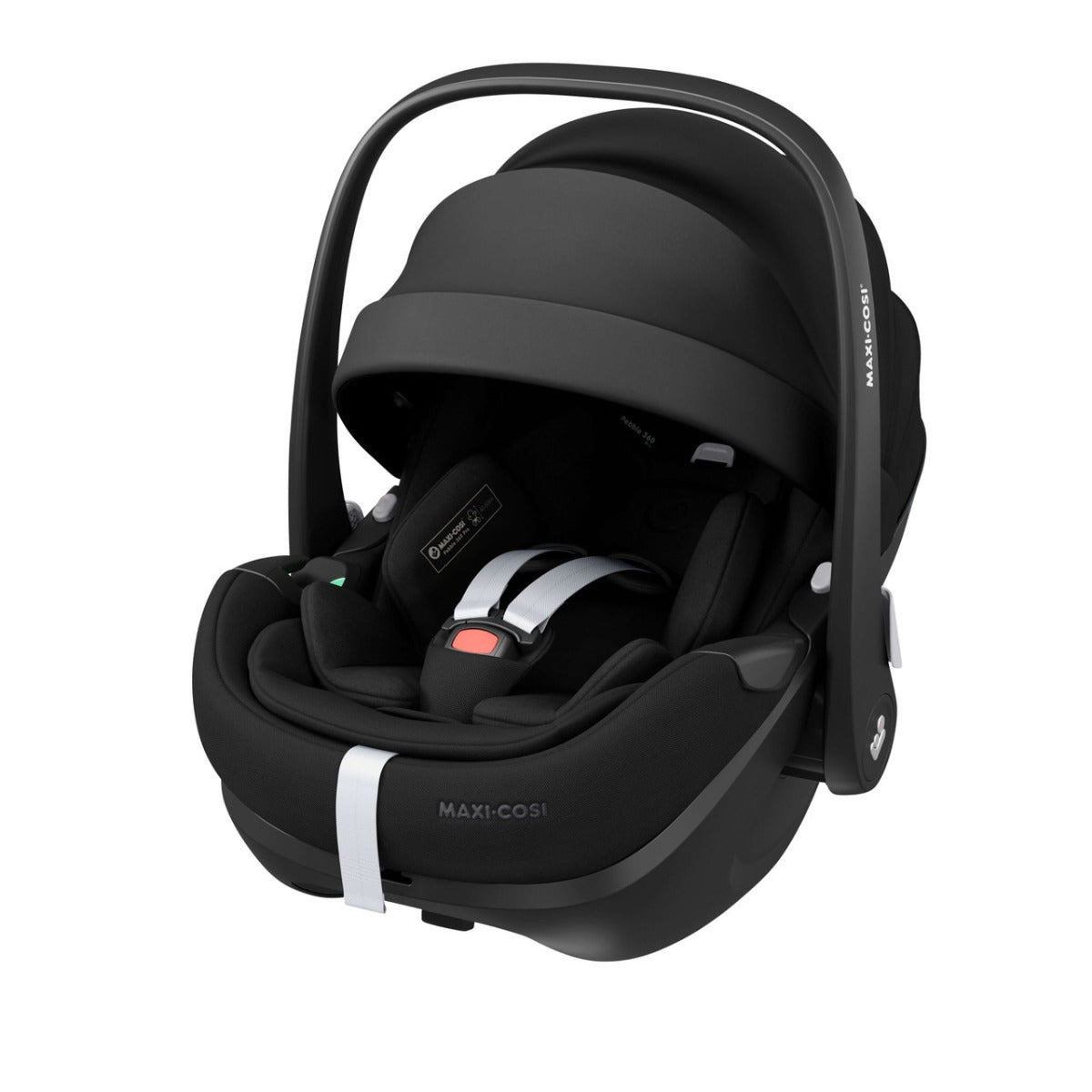 iCandy Peach 7 Twin Pushchair Travel System Bundle with Maxi-Cosi Pebble 360 Pro2 iSize Car Seat & Base - Biscotti
