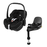 Venicci Upline 2 with Maxi-Cosi Pebble 360 Pro2 & Base Travel System Bundle - All Black