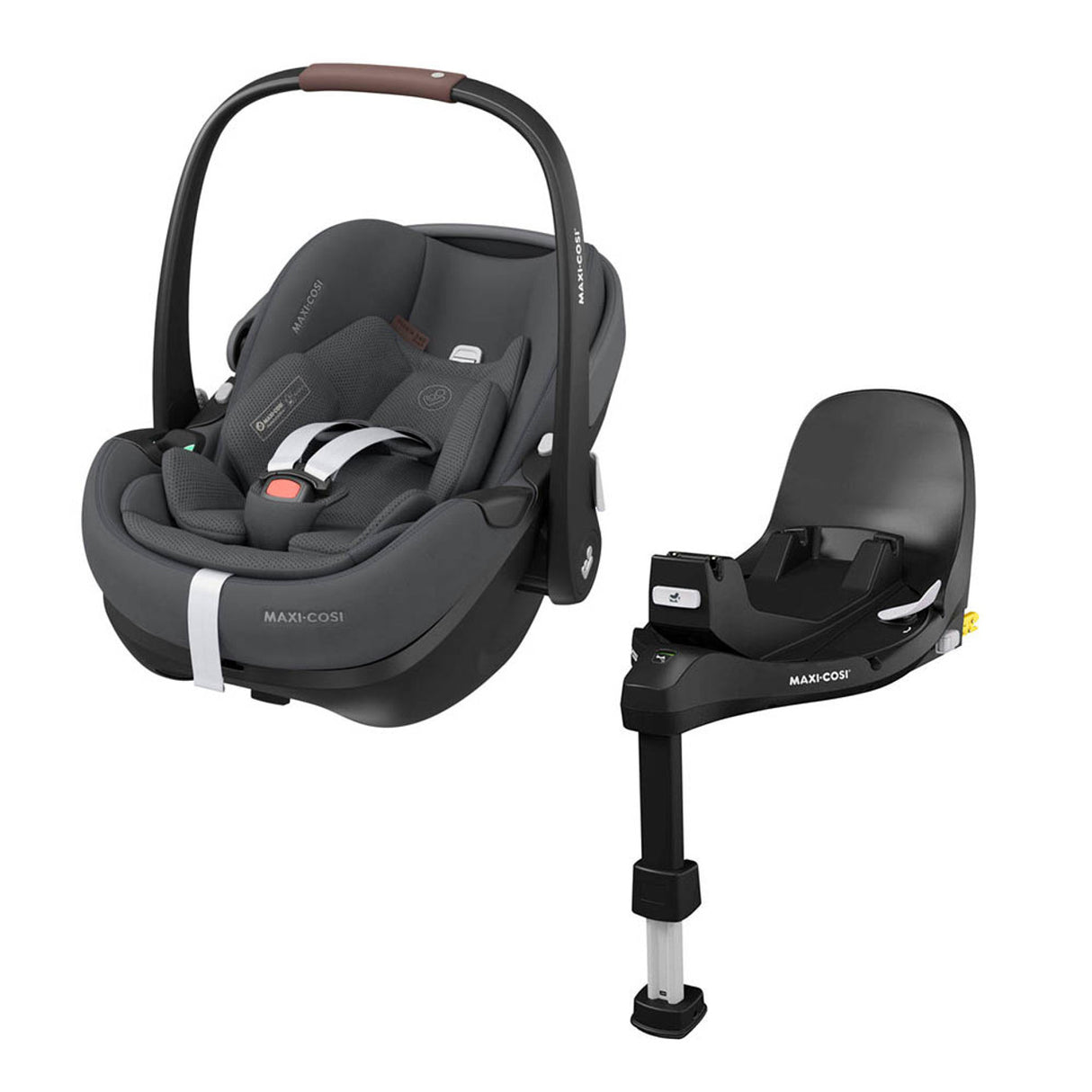 Venicci Upline 2 with Maxi-Cosi Pebble 360 Pro2 & Base Travel System Bundle - All Black