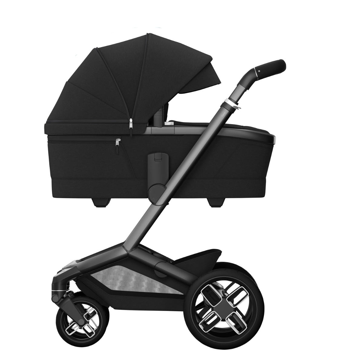 Maxi-Cosi Fame Pebble 360 Pro 2 Premium 9 Piece Travel System Bundle - Twillic Black