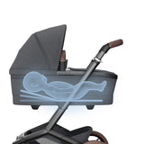 Maxi-Cosi Fame Pushchair + Carrycot - Twillic Graphite