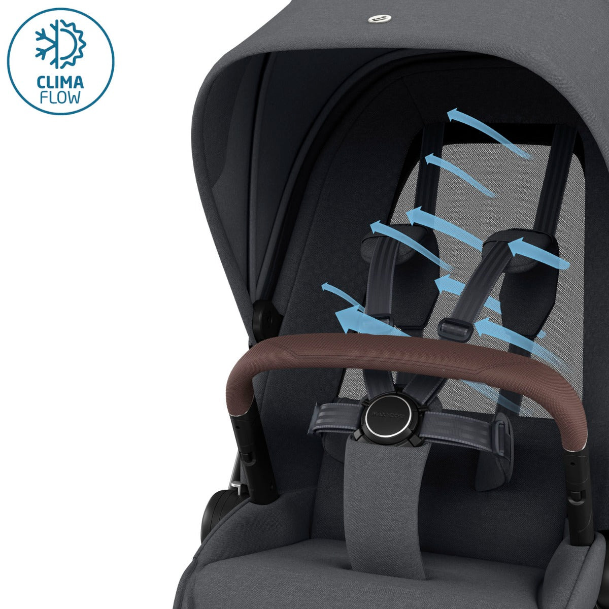 Maxi-Cosi Fame Pushchair + Carrycot - Twillic Graphite