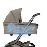 Maxi-Cosi Fame Pebble 360 Pro 2 Premium 9 Piece Travel System Bundle - Twillic Truffle with Black Wheels