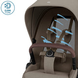 Maxi-Cosi Fame Pebble 360 Pro 2 Travel System Bundle - Twillic Truffle with Black Wheels