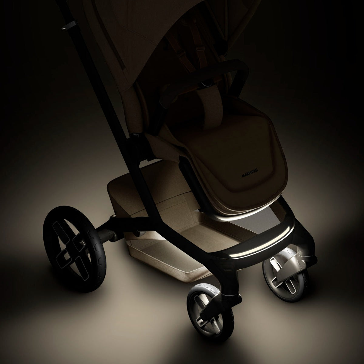 Maxi-Cosi Fame Pebble 360 Pro 2 Travel System Bundle - Twillic Truffle with Black Wheels