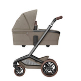 Maxi-Cosi Fame Pebble 360 Pro 2 Travel System Bundle - Twillic Truffle with Brown Wheels