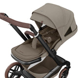 Maxi-Cosi Fame Pushchair - Twillic Truffle with Brown Wheels