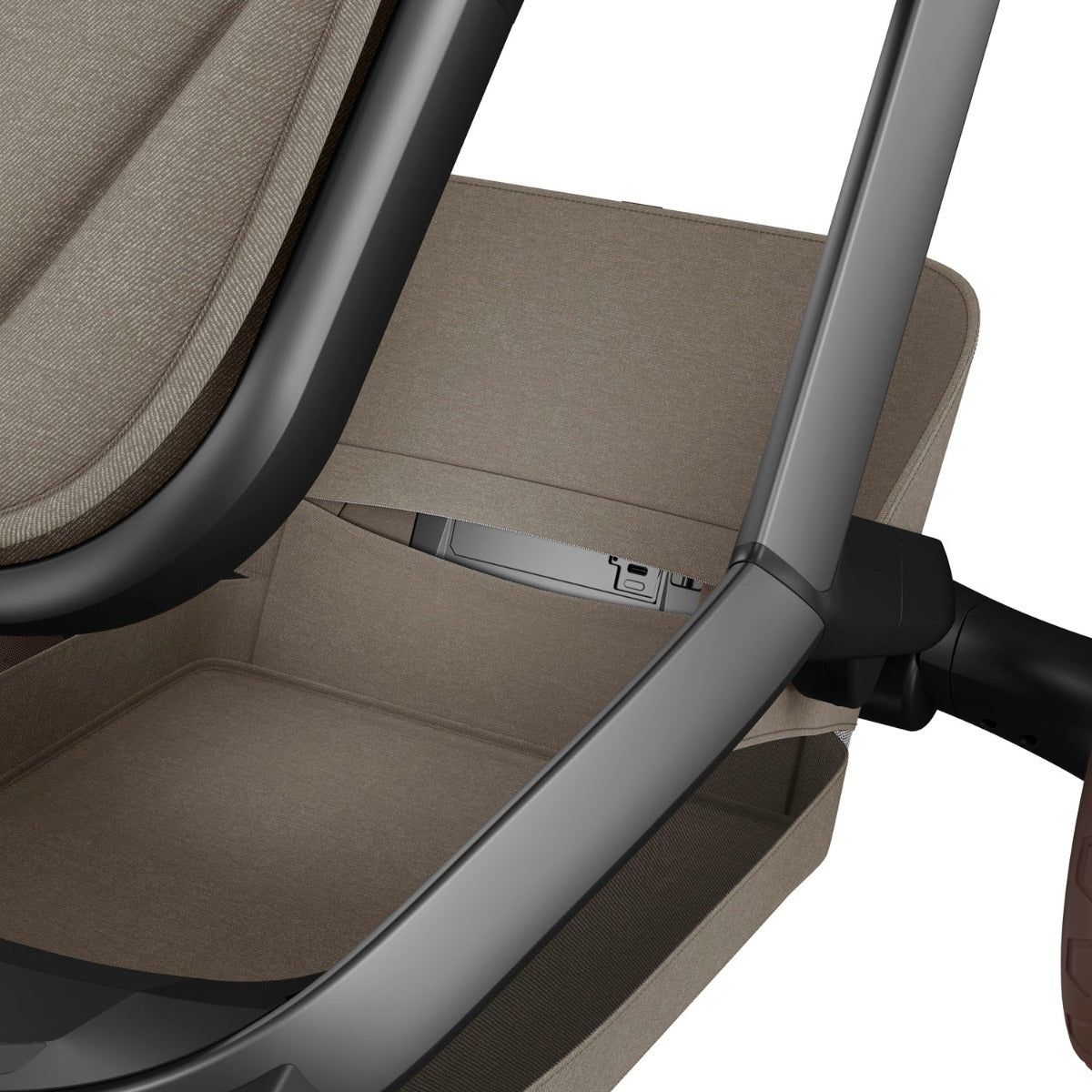 Maxi-Cosi Fame Pebble 360 Pro 2 Travel System Bundle - Twillic Truffle with Brown Wheels