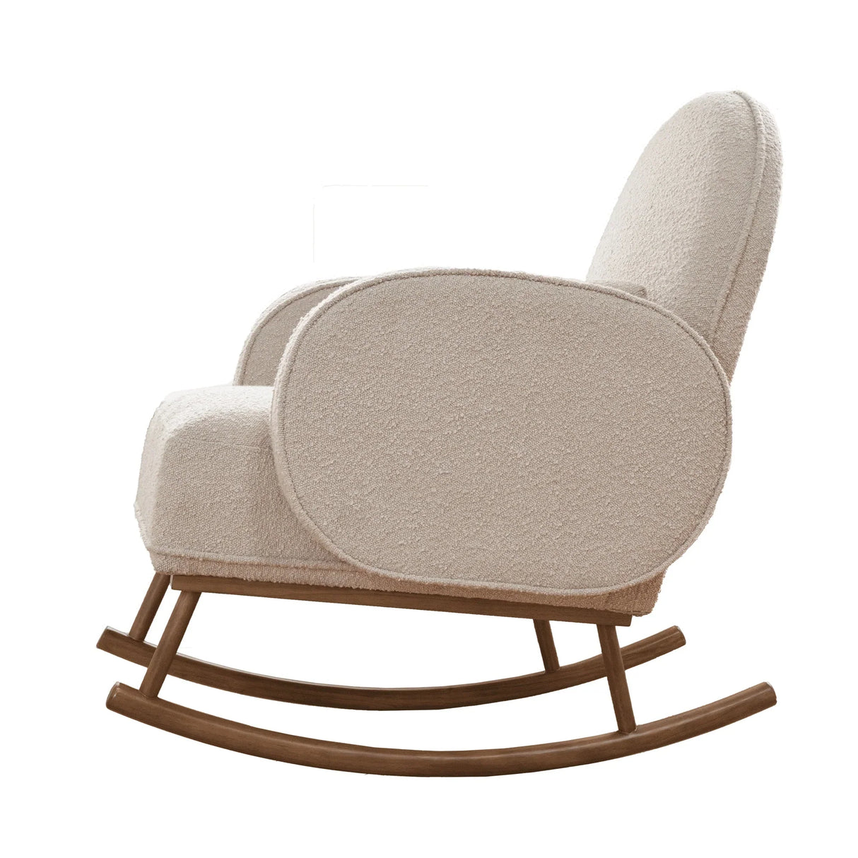 Tutti Bambini Micah Rocking Chair & Footstool - Boucle Biscuit