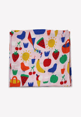 Toby Tiger Organic Picnic Print 2 Pack Muslins