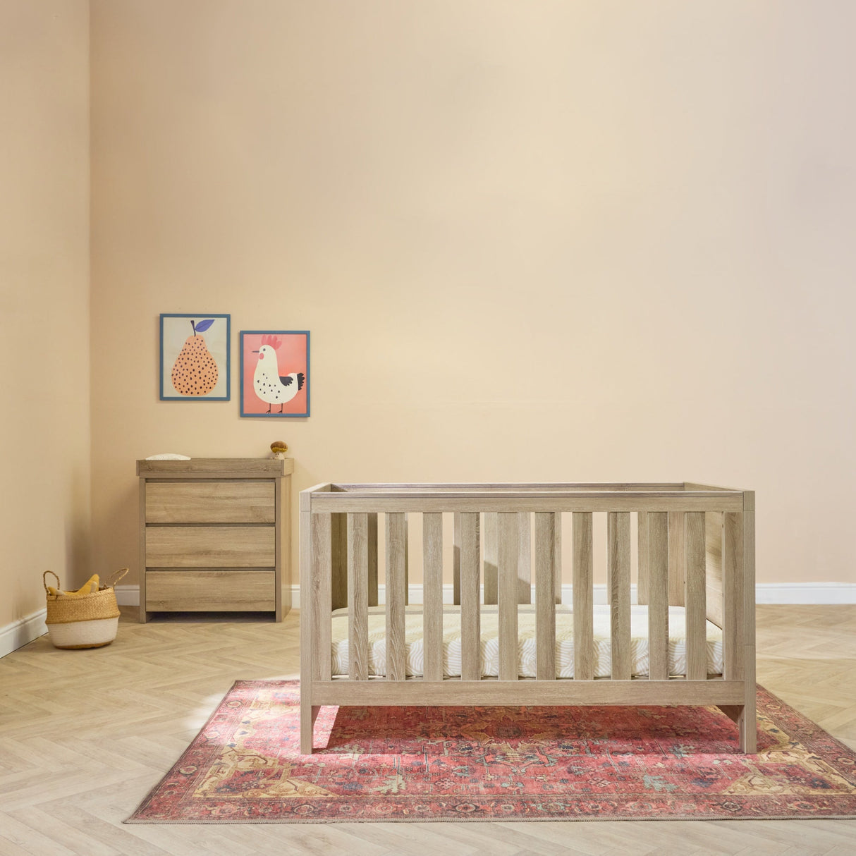 Tutti Bambini Modena 2 Piece Room Set - Oak