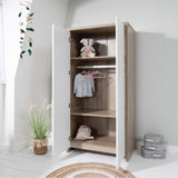 Tutti Bambini Modena Wardrobe - White & Oak