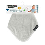 Mum 2 Mum Bandana Style Wonder Bib - Stone Grey