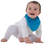 Mum 2 Mum Bandana Style Wonder Bib - Teal Blue