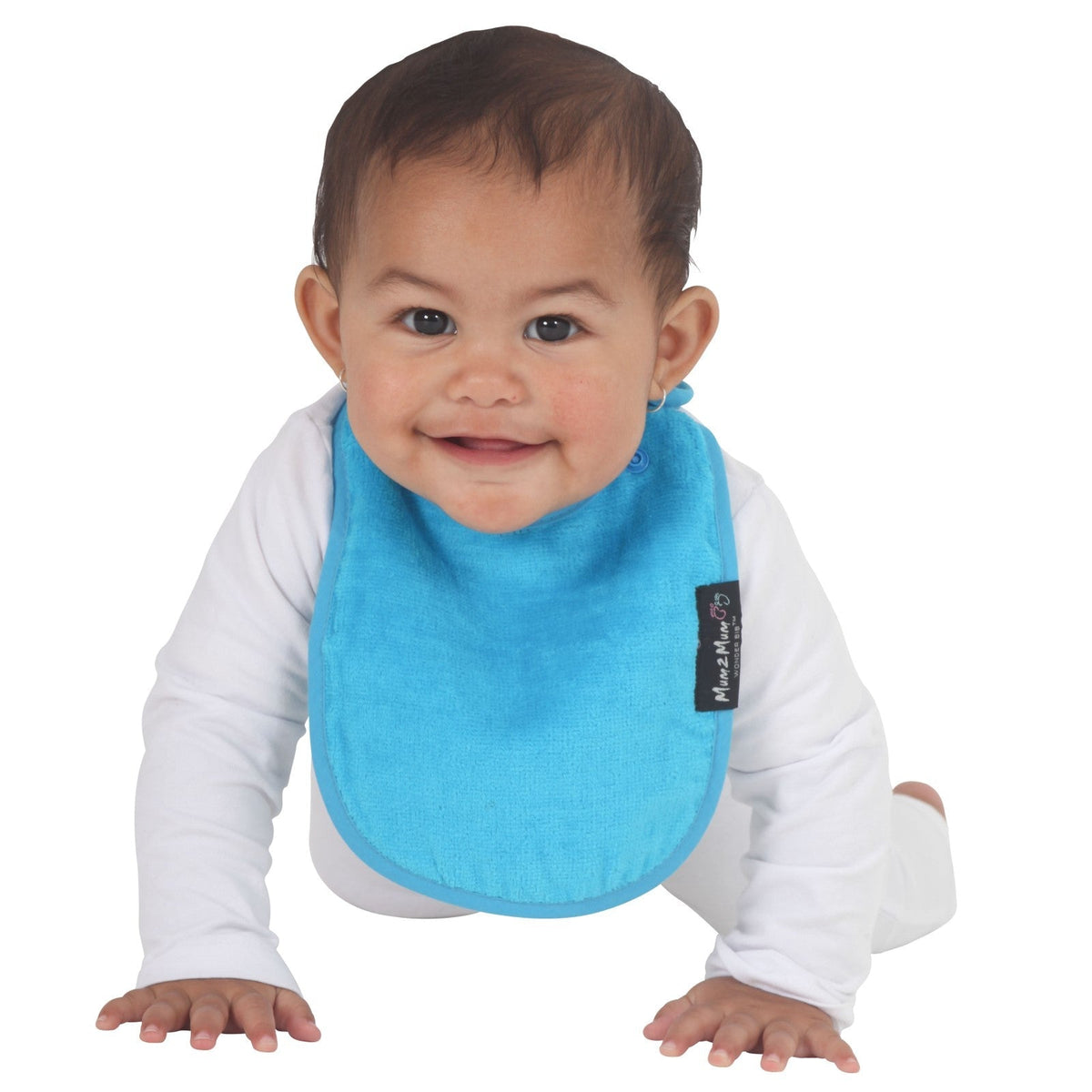Mum 2 Mum Infant Wonder Bib - Teal Blue