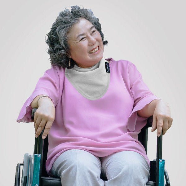 Mum 2 Mum PLUS Adult Disability Bib - Dusty Pink