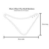 Mum 2 Mum PLUS Adult Disability Bib - Olive Green