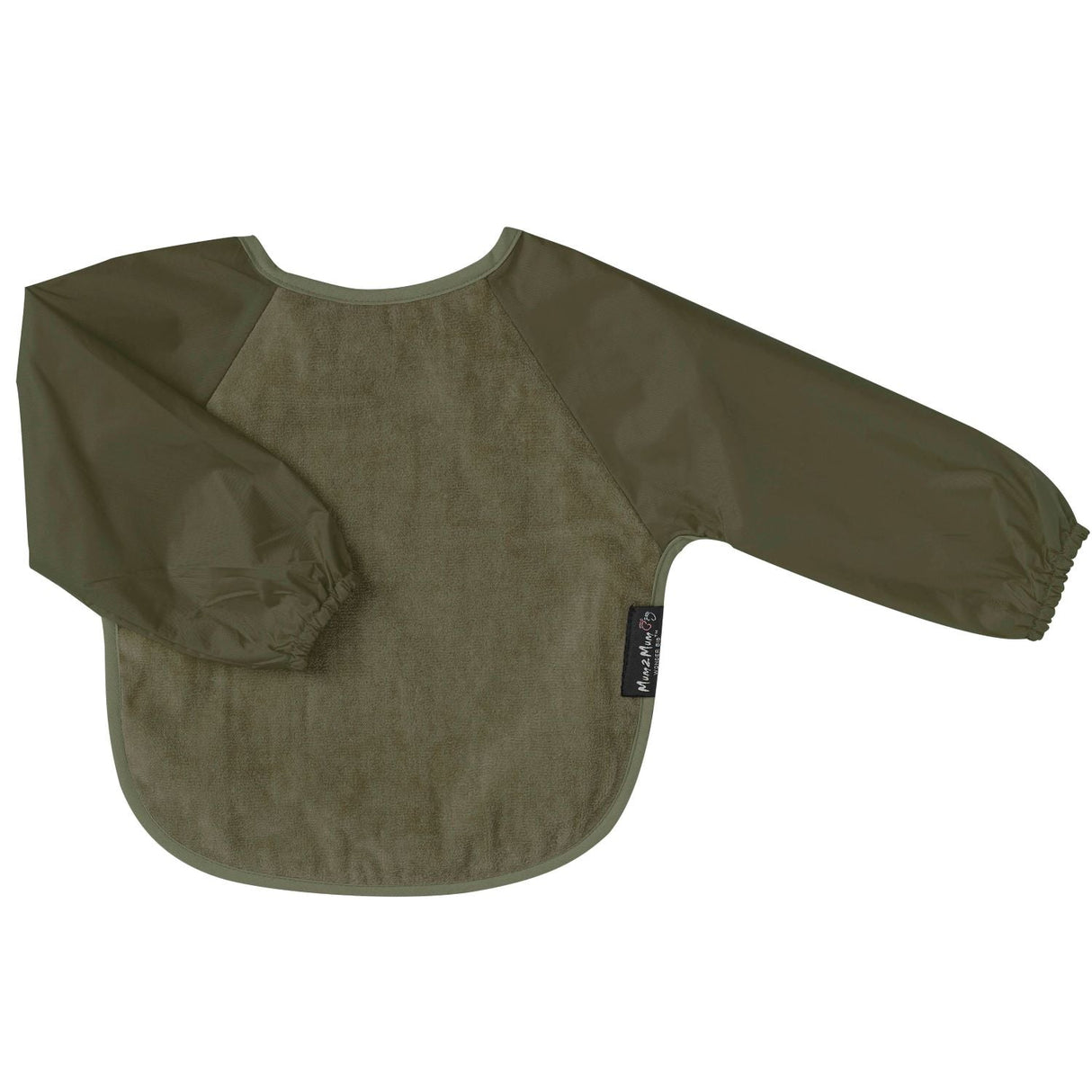 Mum 2 Mum Sleeved Wonder Bib - Two Sizes - 15 Colours