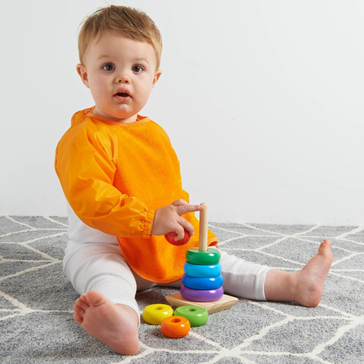Mum 2 Mum Sleeved Wonder Bib - Two Sizes - 15 Colours