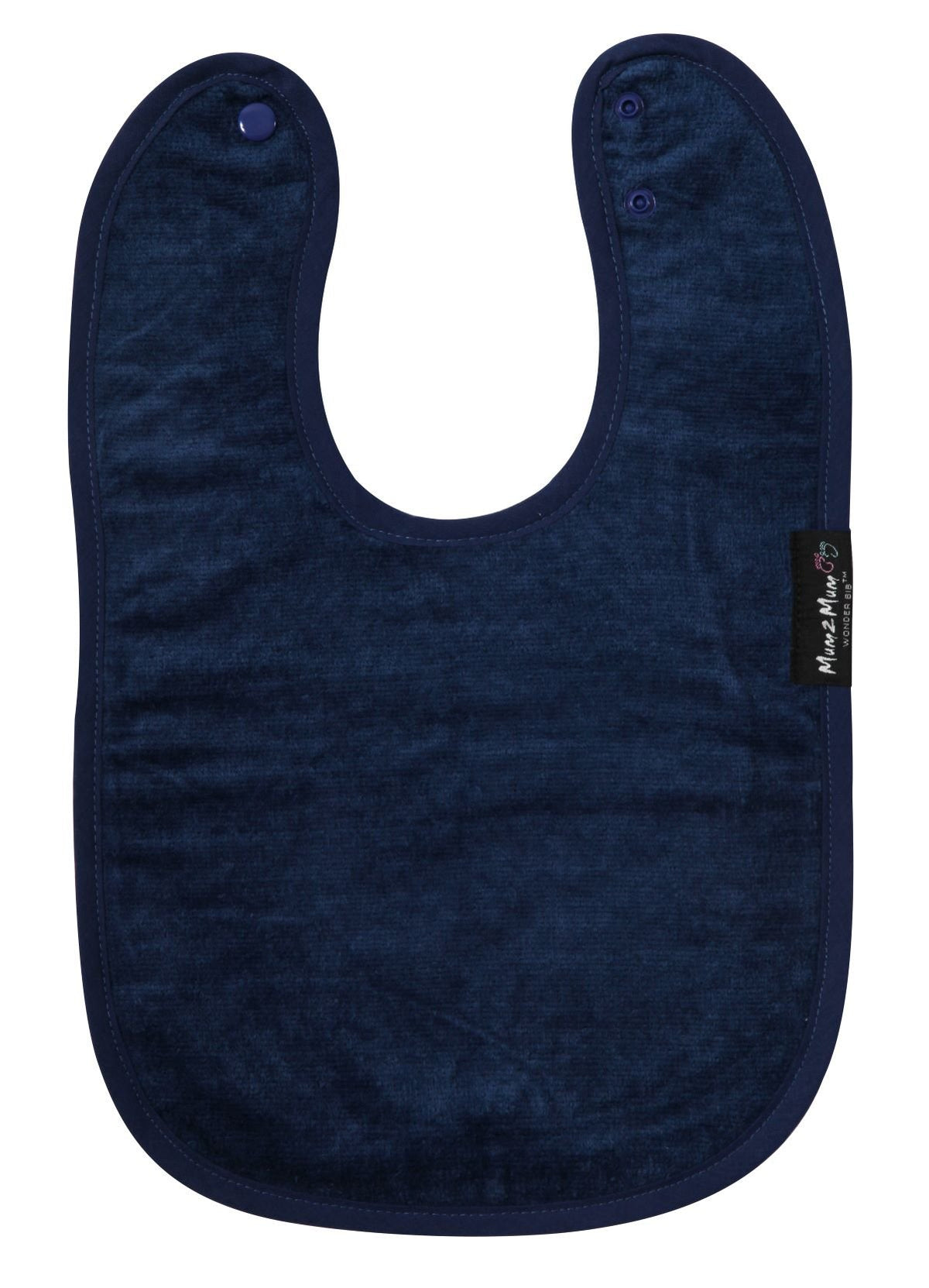 Mum 2 Mum Standard Wonder Bib - Navy Blue