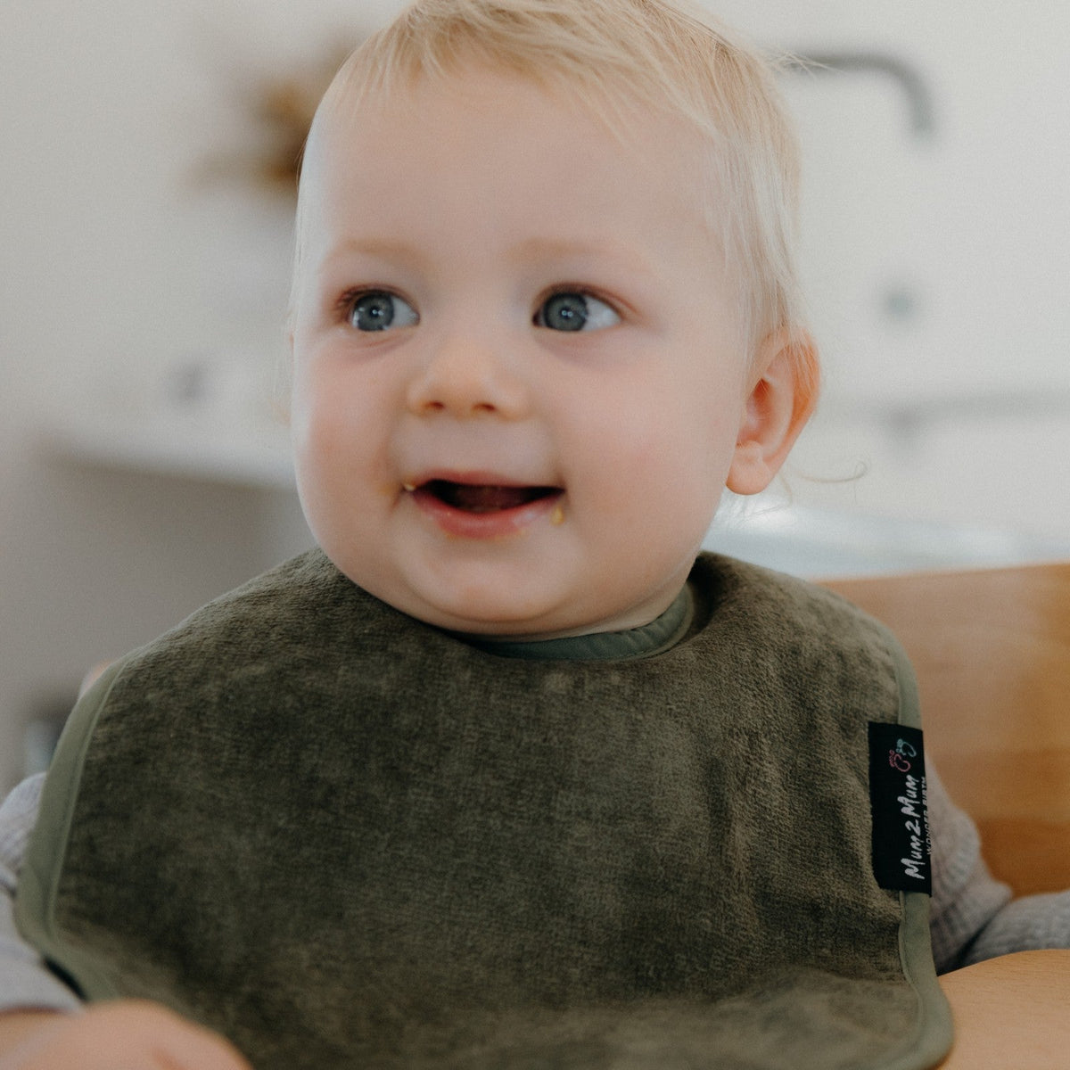 Mum 2 Mum Standard Wonder Bib - Olive Green