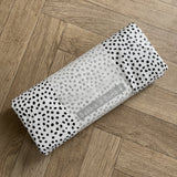 Travel Changing Mat - Black Spotty Print