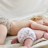 Newborn Reusable Cloth Nappy - White