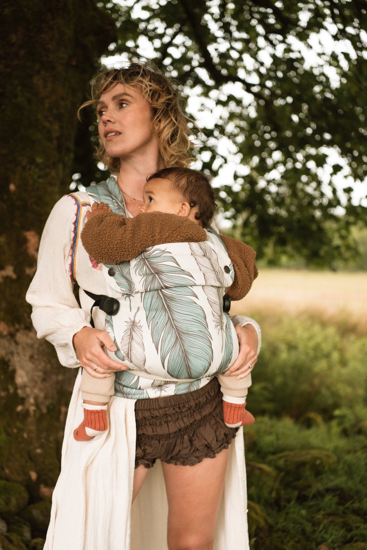 Nomad Pure Organic Baby Carrier - Wild Plume