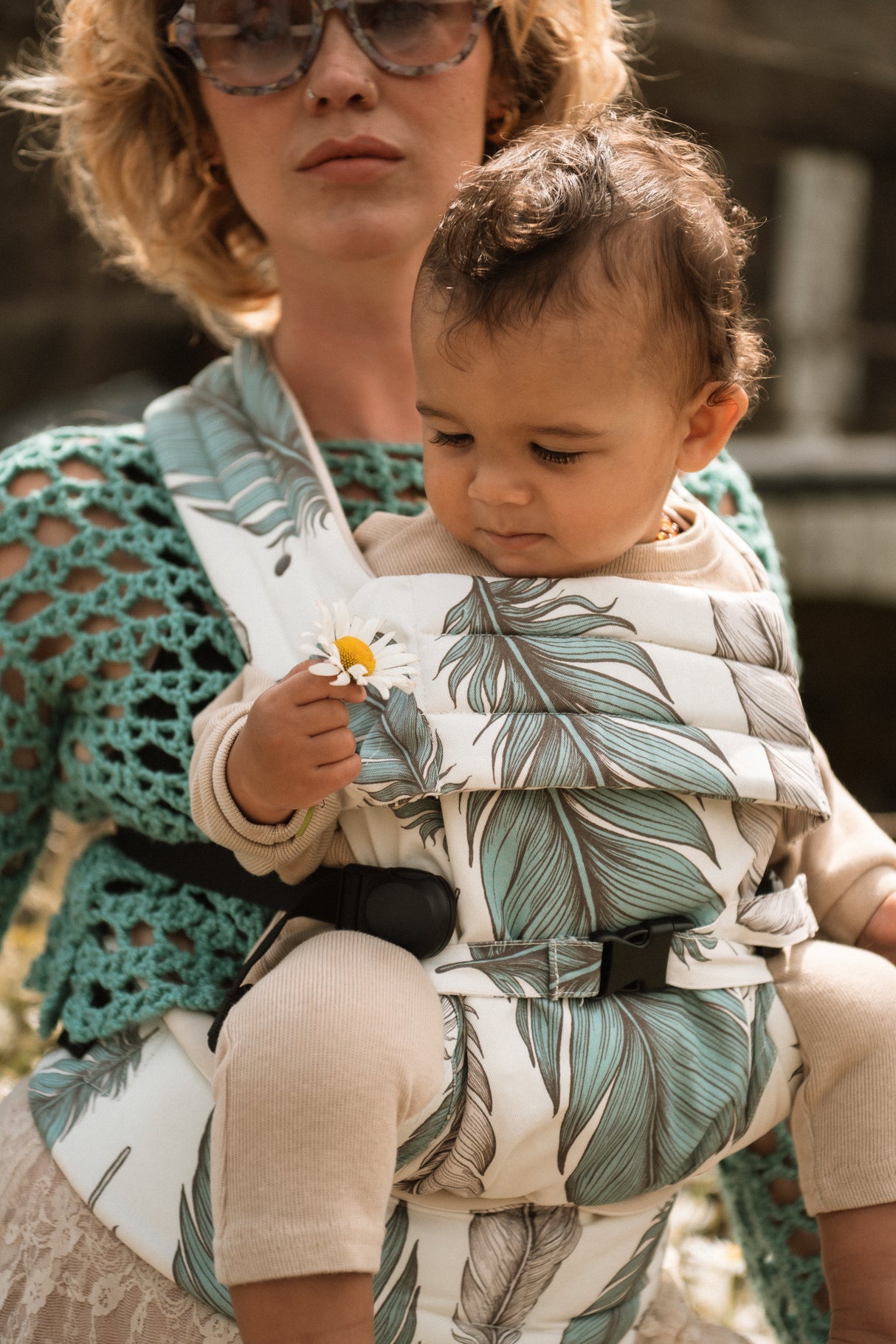 Nomad Pure Organic Baby Carrier - Wild Plume