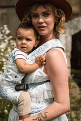 Nomad Pure Organic Baby Carrier - Blue Hydrangea