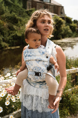 Nomad Pure Organic Baby Carrier - Blue Hydrangea