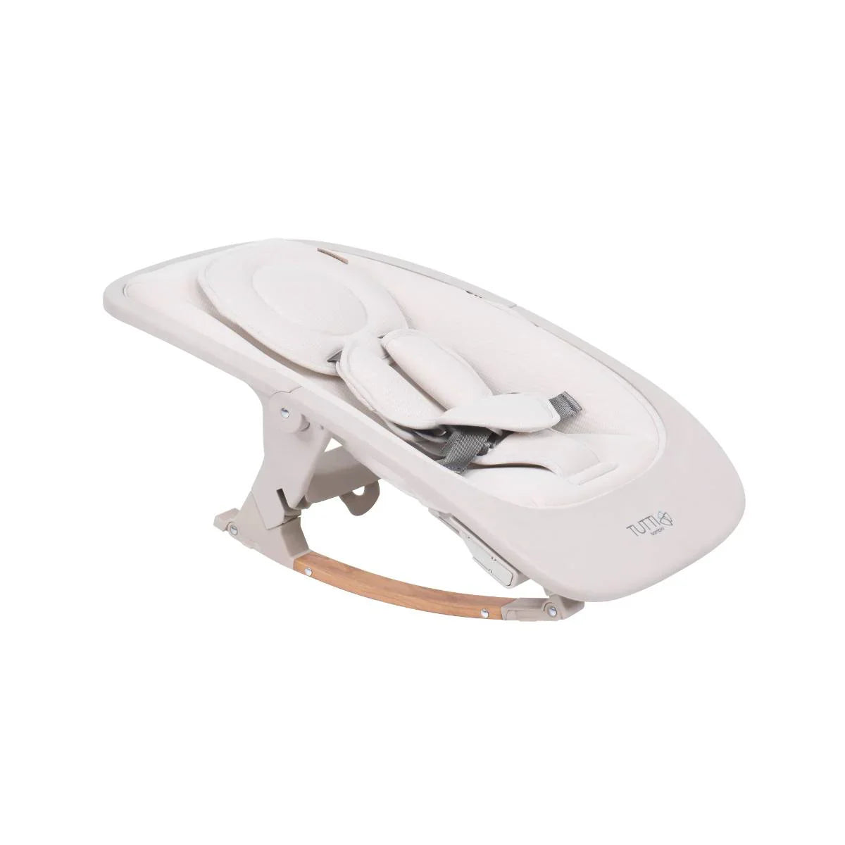 Tutti Bambini Nova Birth to 12 Years Complete Highchair Package - Ecru/Scandinavian Walnut