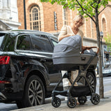 Nuna CARI NEXT Lay Flat Car Carrycot + BASE NEXT - Caviar