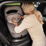 Nuna CARI NEXT Lay Flat Car Carrycot + BASE NEXT - Caviar