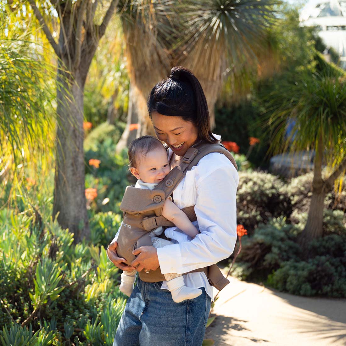 Nuna CUDL Luxe Cashmere Baby Carrier - Pearl