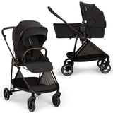 Nuna IXXA Next with ARRA Flex & Base Curv Travel System Bundle - Caviar