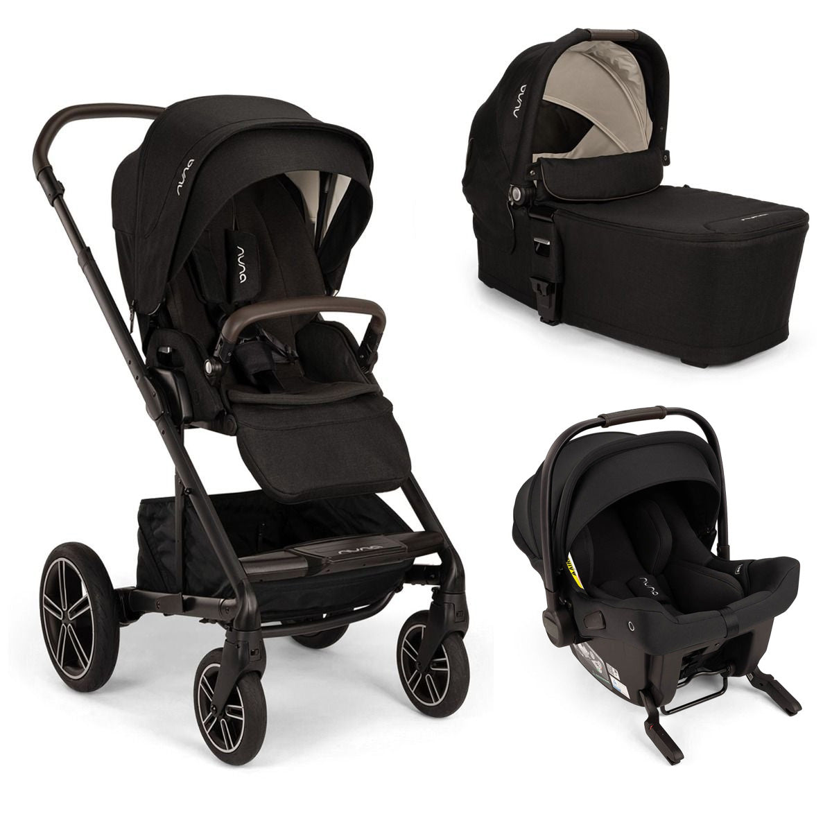 Nuna MIXX Next + PIPA Urbn Travel System Bundle - Caviar