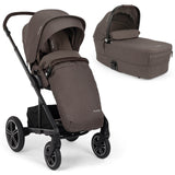 Nuna MIXX Next with ARRA Flex & Base Curv Travel System Bundle - Chestnut