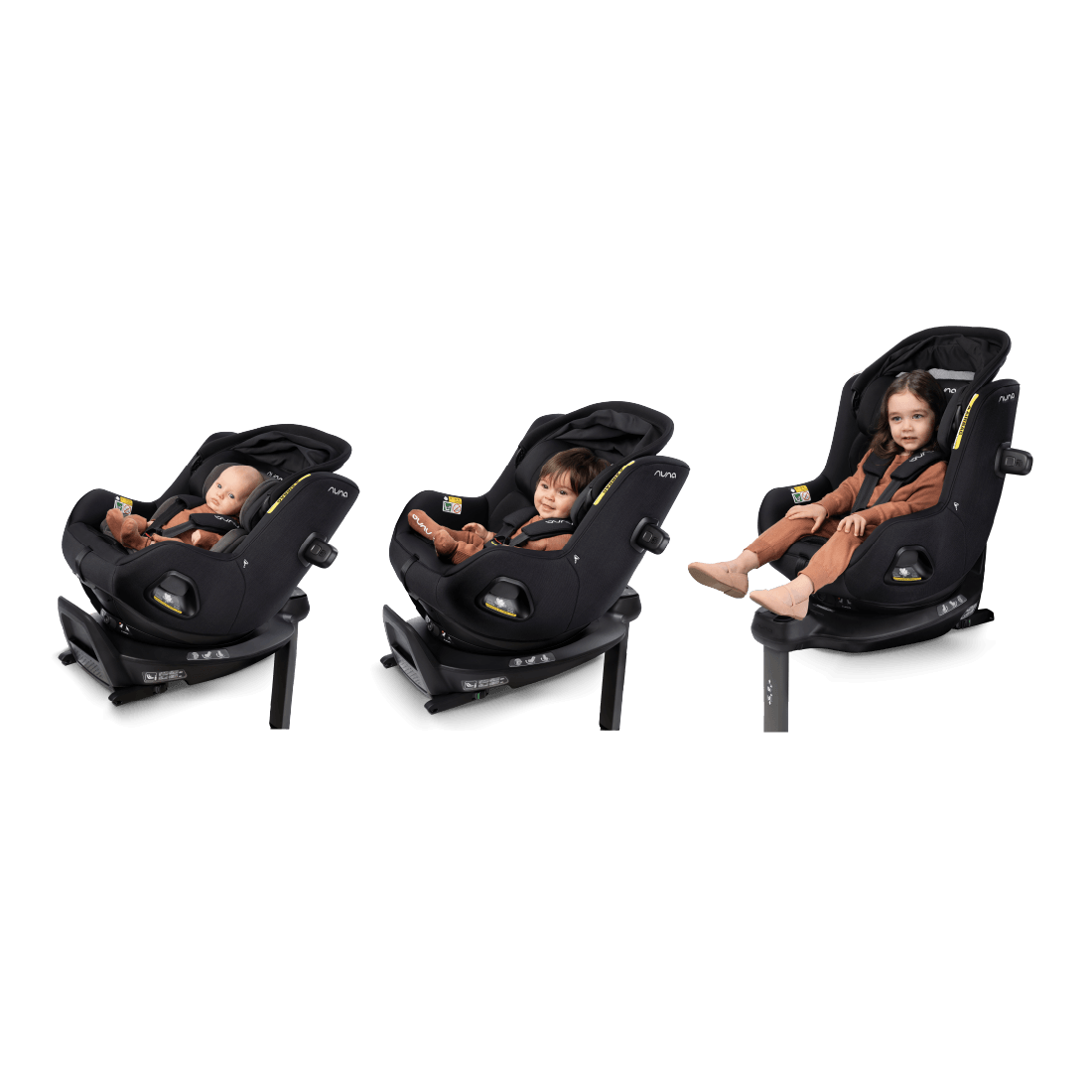 Nuna Relx Wind 360 i-Size Car Seat - Caviar