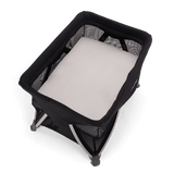 Nuna SENA Aire Travel Cot with Zip On Bassinet - Caviar