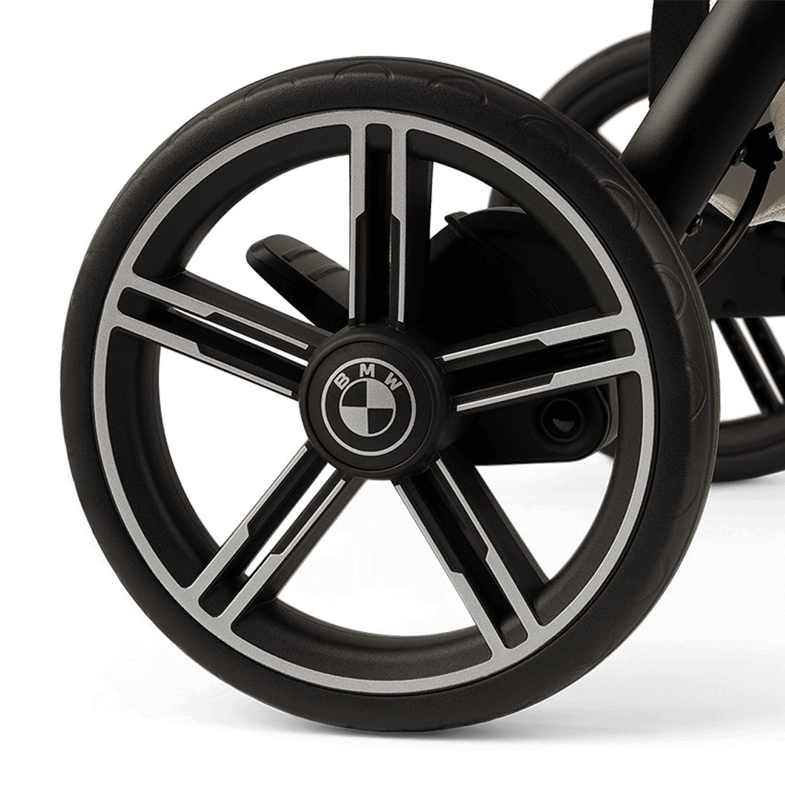 Nuna TRVL LX BMW Collection Compact Stroller with Raincover & Travel Bag - Mica