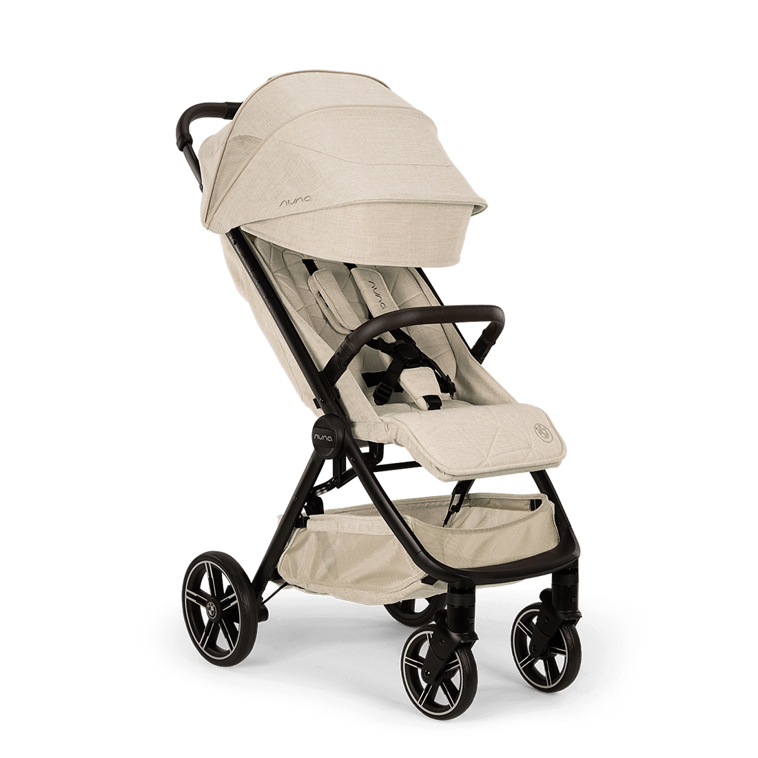 Nuna TRVL LX BMW Collection Compact Stroller with Raincover & Travel Bag - Mica