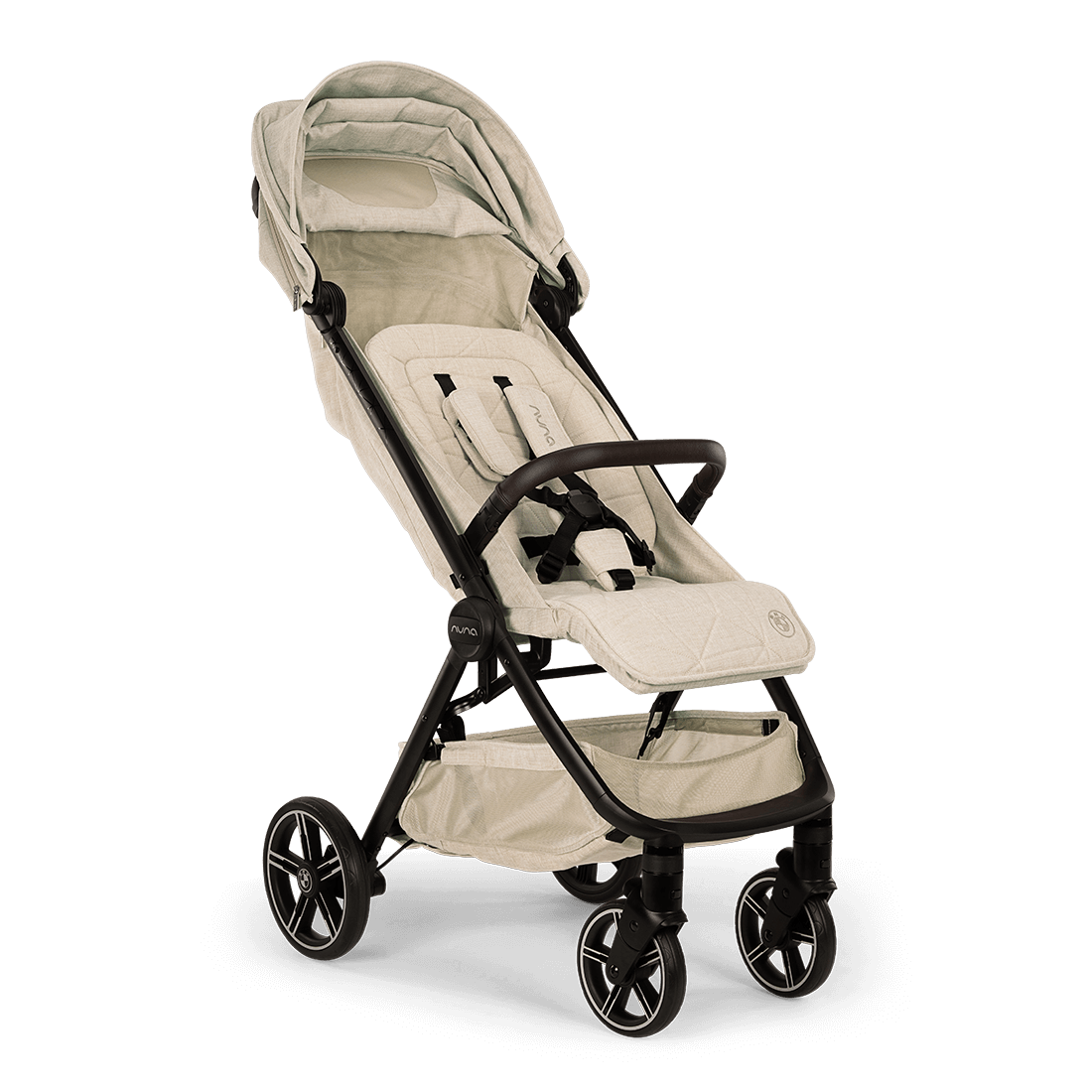 Nuna TRVL LX BMW Collection Compact Stroller with Raincover & Travel Bag - Mica